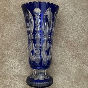 European Crystal Vase